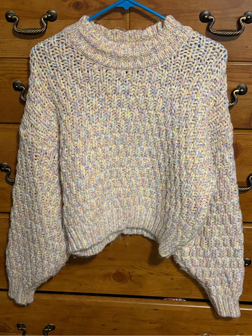 Universal Thread Multicolor Pastel Chunky Knit Sweater